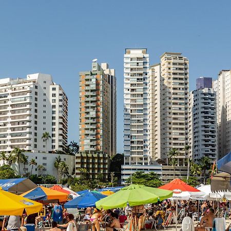 Apto - Predio De Frente Para Praia - Asturias - Guaruja - 2 Vagas Garagem - Wi-Fi E Ar Condicionado エクステリア 写真
